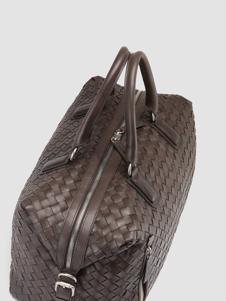 ARMOR 019 - Borsa da Viaggio in Pelle Marrone