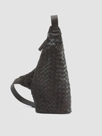 ARMOR 05 - Zaino in Pelle Intrecciata Marrone