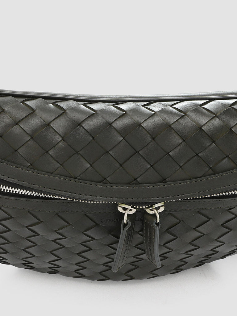 ARMOR 08 - Green Leather Waist Belt