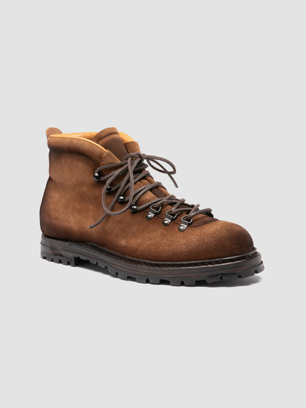 ARTIK/002 - Brown Suede Lace Up Boots