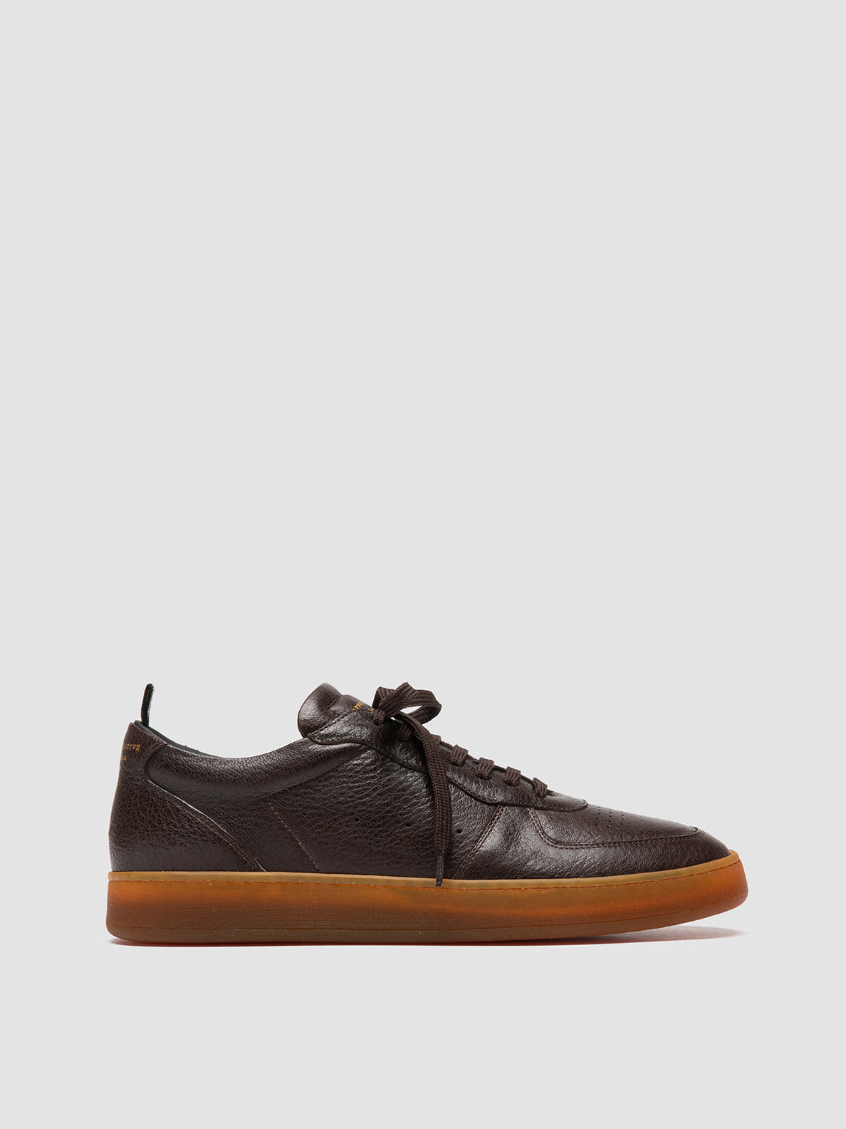 Officine Creative ASSET 001 Sneaker Basse in Pelle Marrone