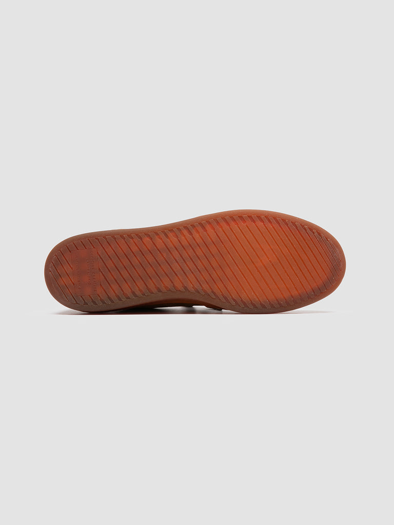 ASSET 001 - Sneaker Basse in Pelle Scamosciata Marrone