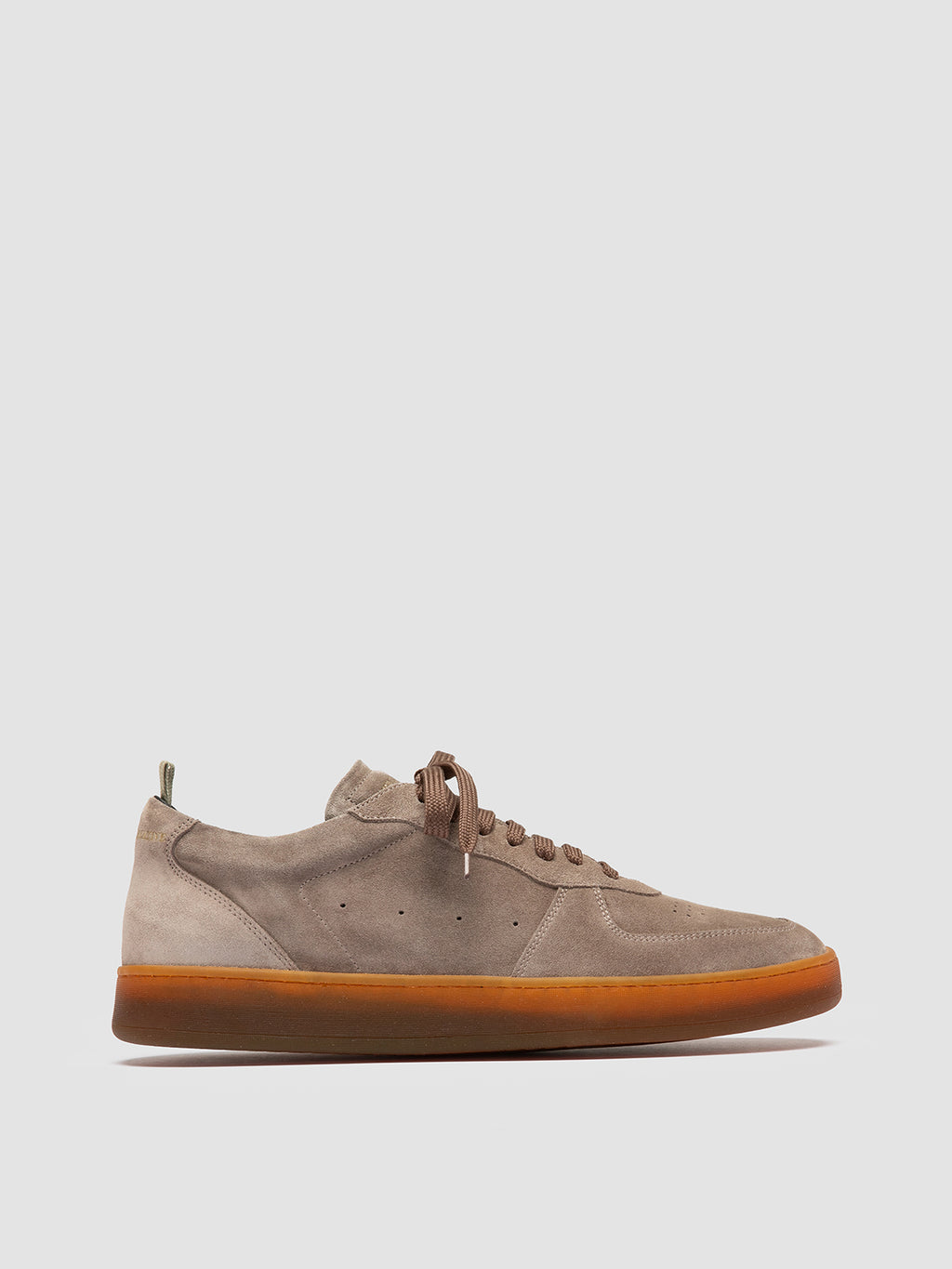 ASSET 001 - Sneaker Basse in Pelle Scamosciata Grigia