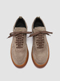 ASSET 001 - Sneaker Basse in Pelle Scamosciata Grigia