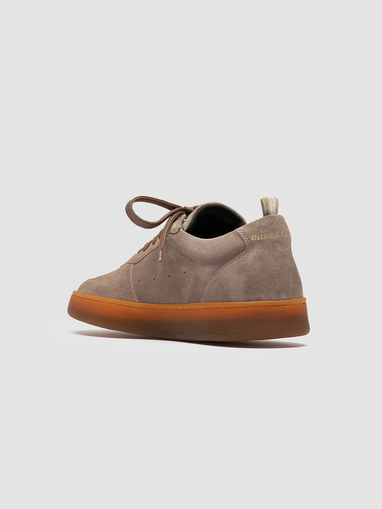 ASSET 001 - Sneaker Basse in Pelle Scamosciata Grigia