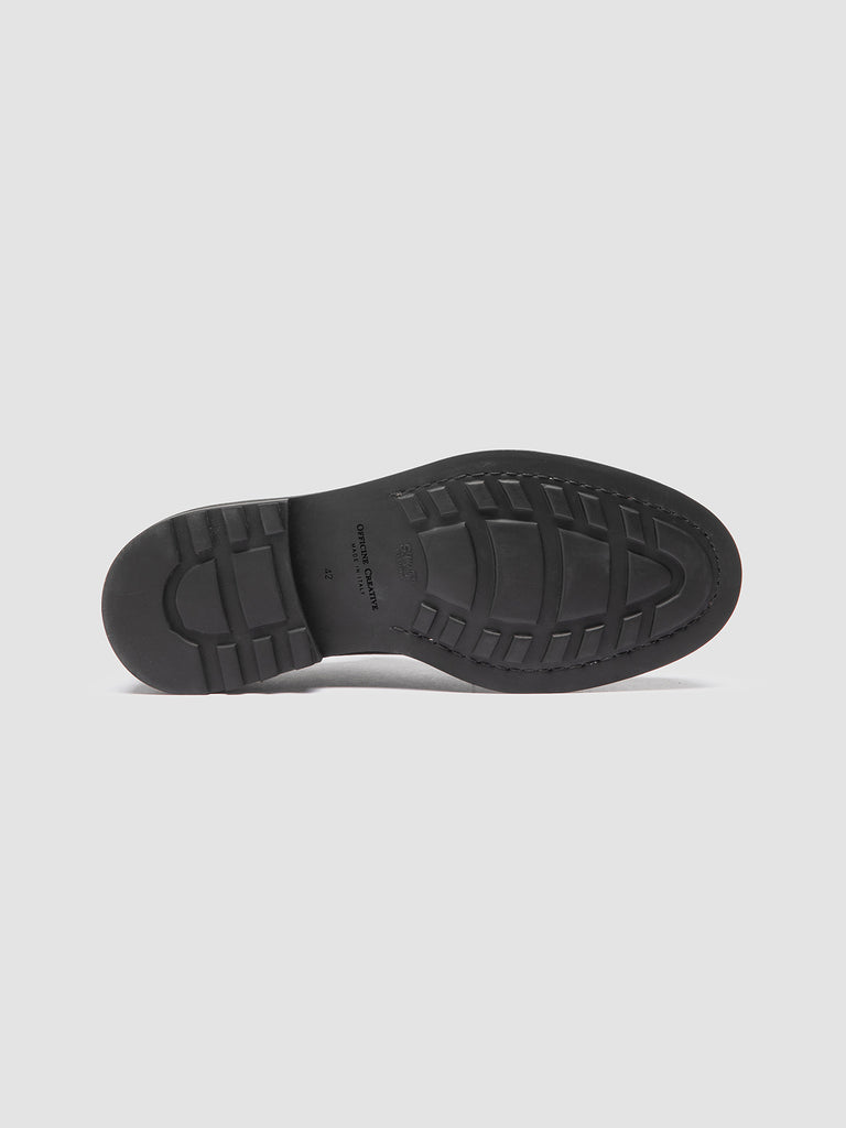 ASTON FLEXI 001 - Black Leather Derby Shoes