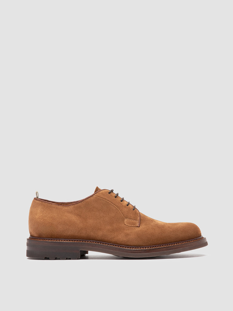 ASTON FLEXI 001 - Derby in Pelle Scamosciata Marrone