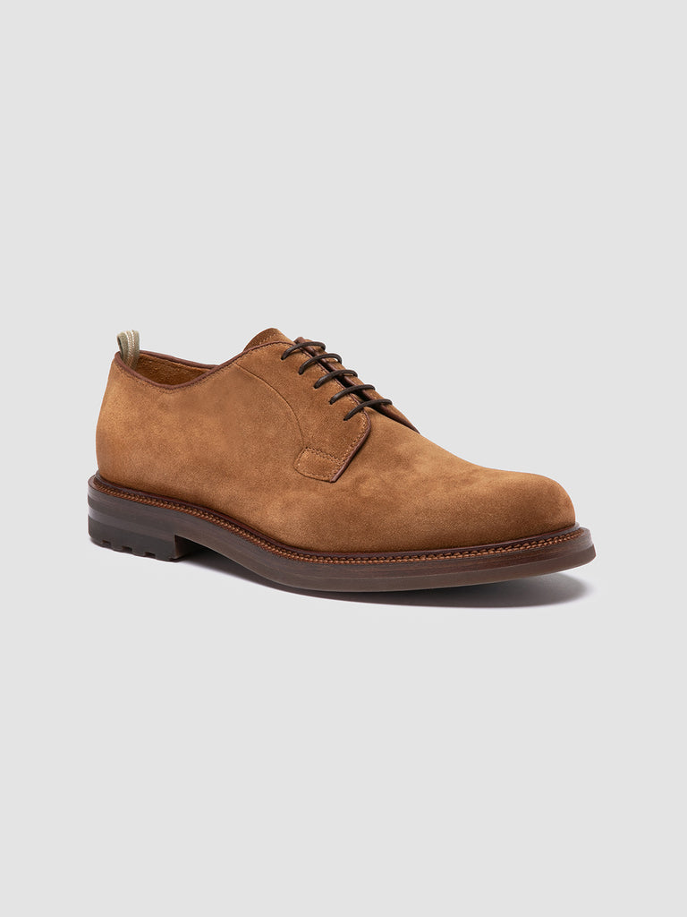 ASTON FLEXI 001 - Derby in Pelle Scamosciata Marrone