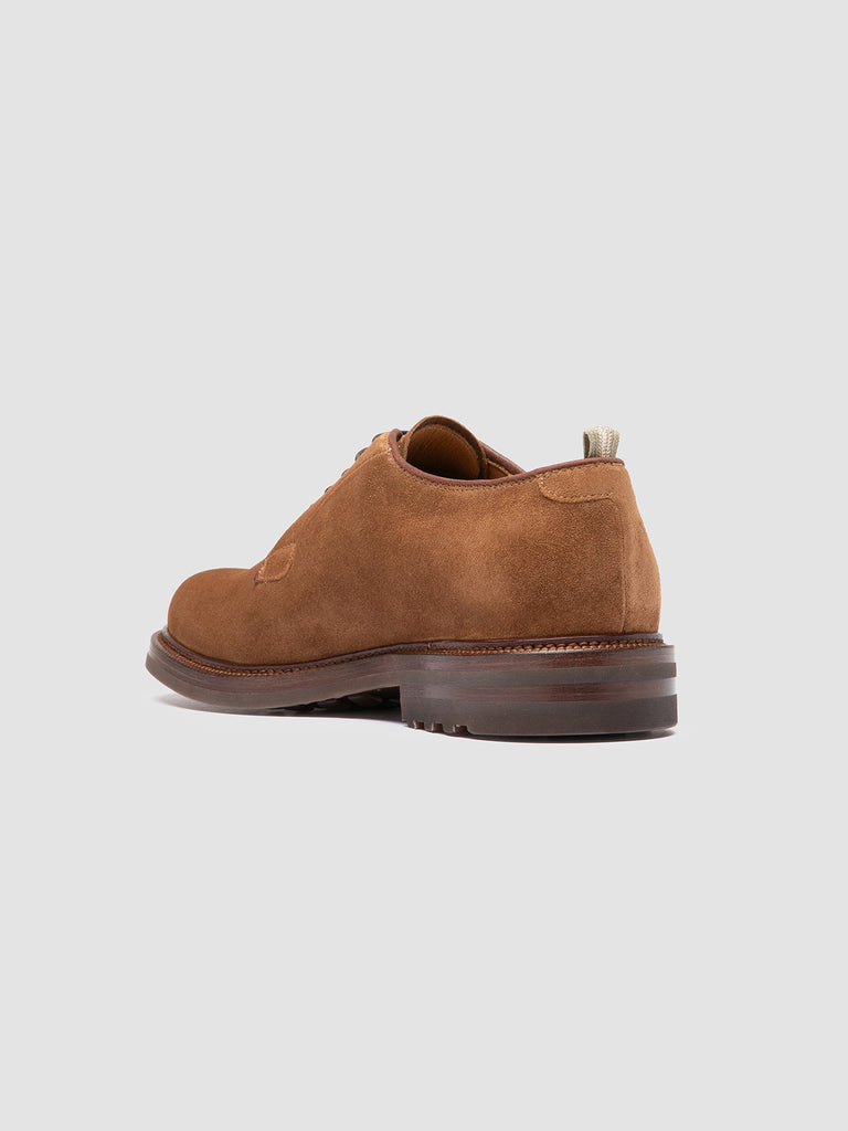 ASTON FLEXI 001 - Derby in Pelle Scamosciata Marrone