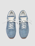 AWAY 101 - Sneaker Basse in Pelle Scamosciata Blu