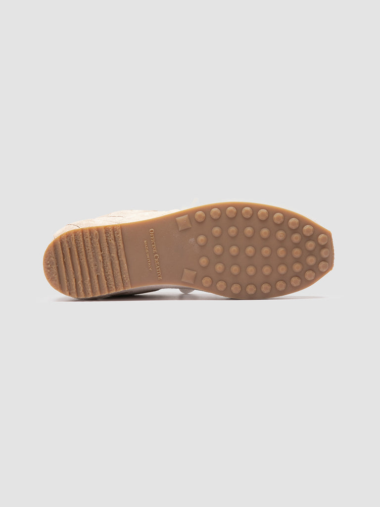 AWAY 101 - Sneaker Basse in Pelle Scamosciata Avorio
