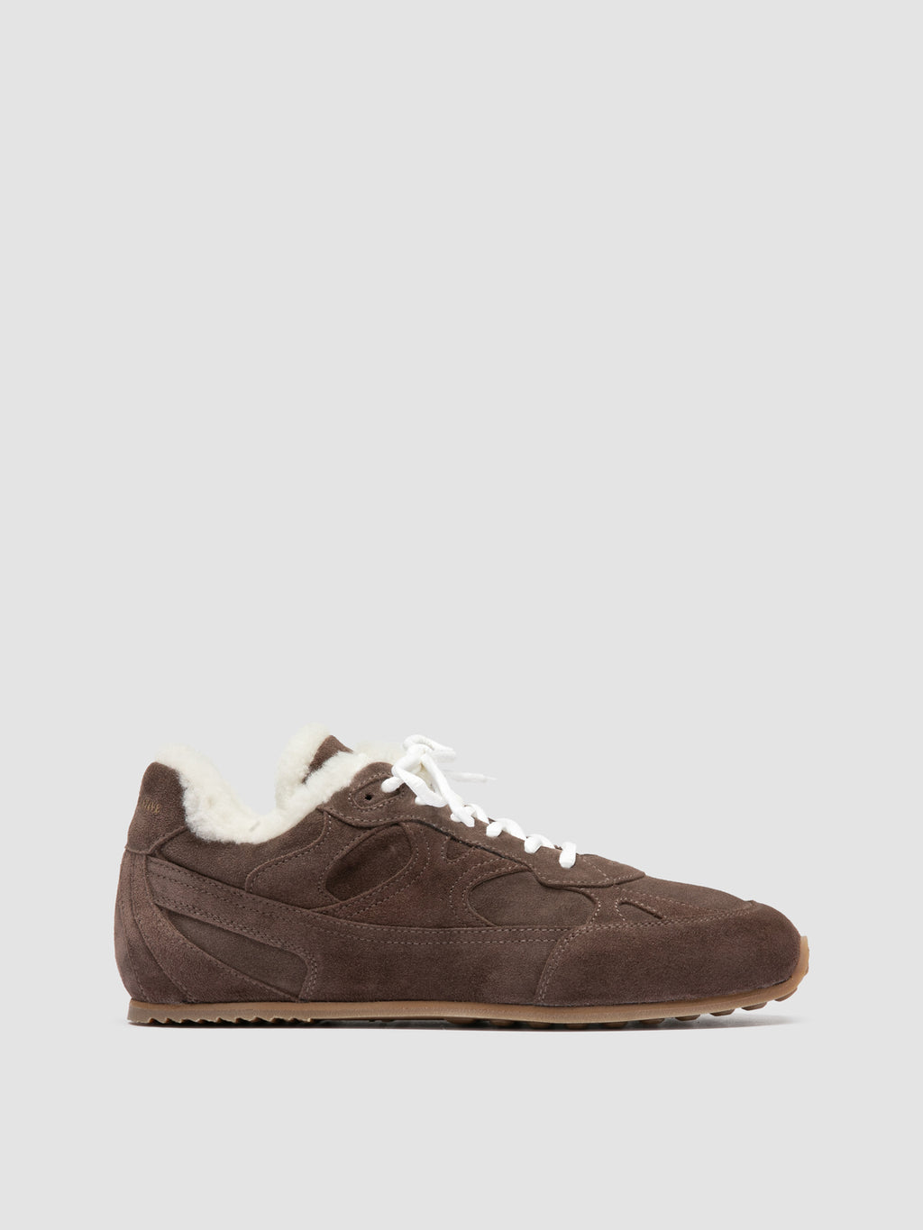 AWAY 102 - Sneaker Basse in Pelle Scamosciata Tortora
