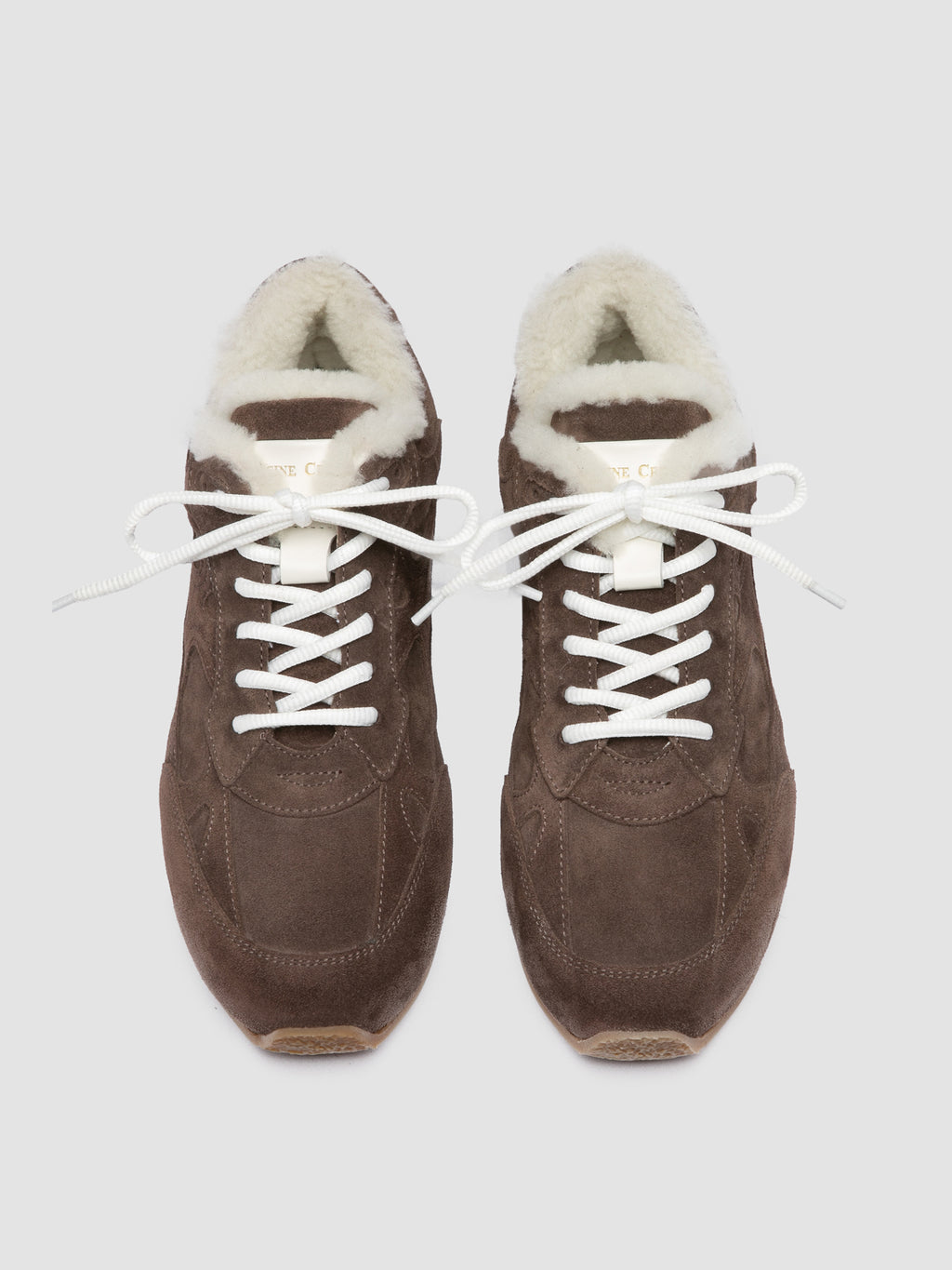 AWAY 102 - Sneaker Basse in Pelle Scamosciata Tortora