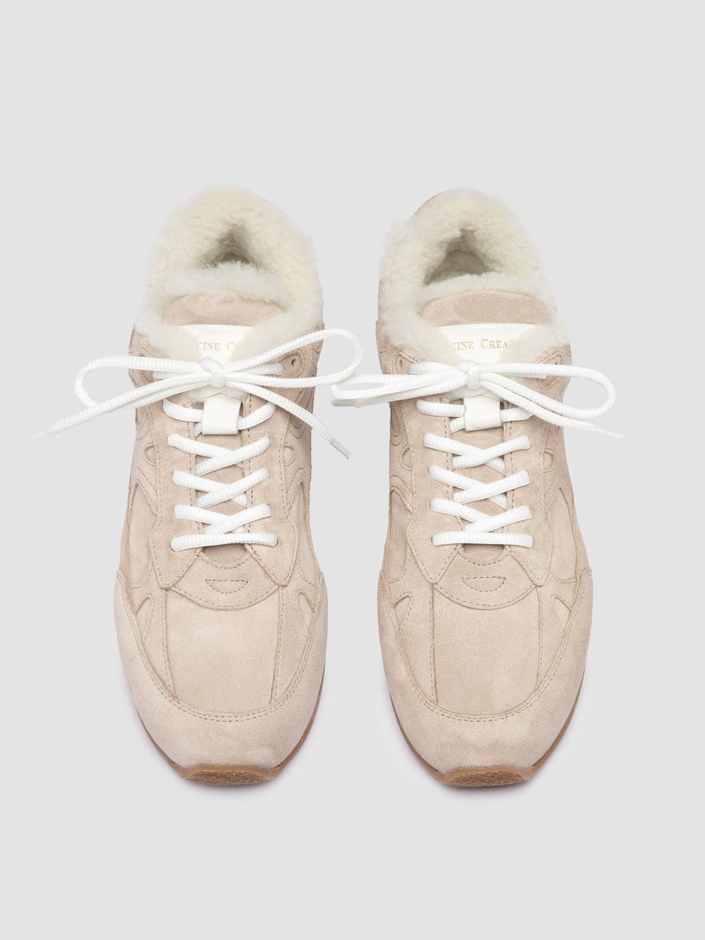AWAY 102 - Sneaker Basse in Pelle Scamosciata Beige