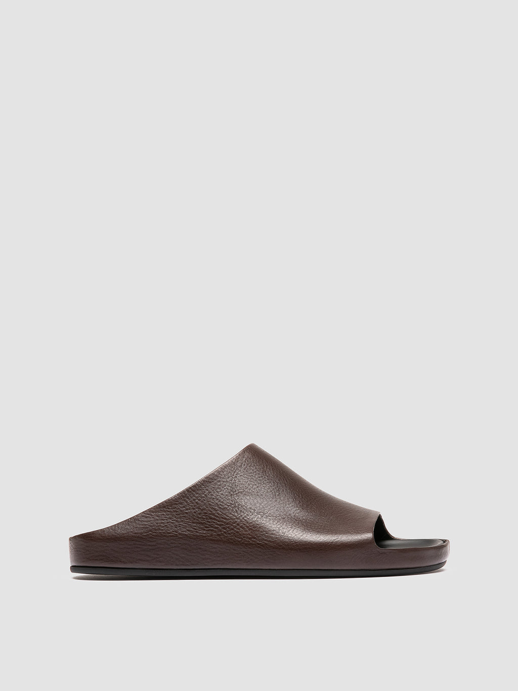 BABOUCHE 002 - Brown Leather Mule Sandals