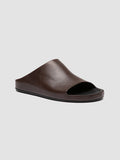 BABOUCHE 002 - Brown Leather Mule Sandals
