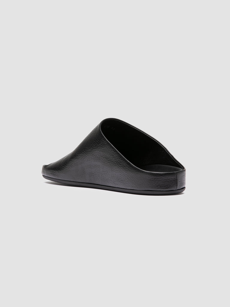 BABOUCHE 002 - Sabot in Pelle Nera