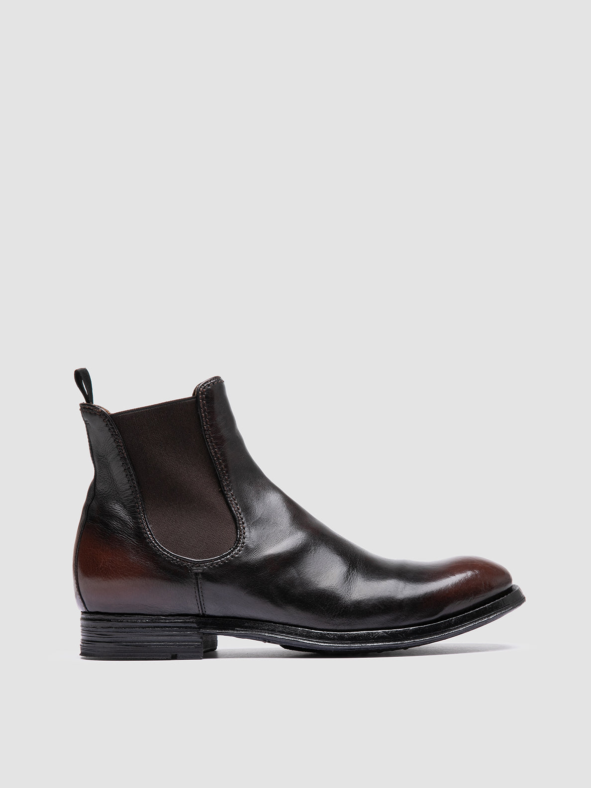 Officine Creative BALANCE 008 Brown Leather Chelsea Boots