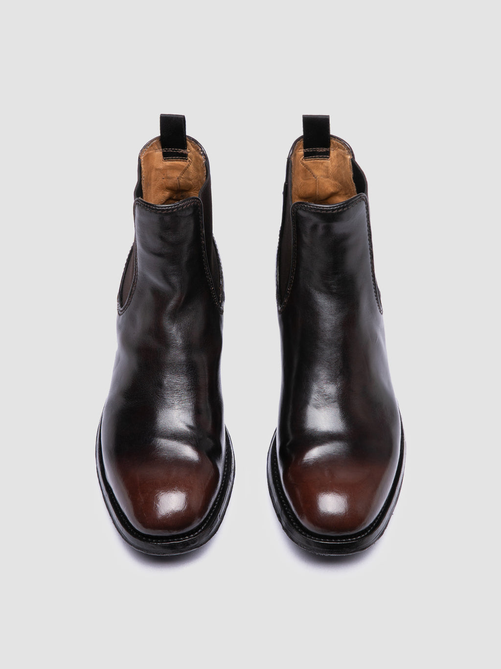 BALANCE 008 - Brown Leather Chelsea Boots Men  Officine Creative - 2