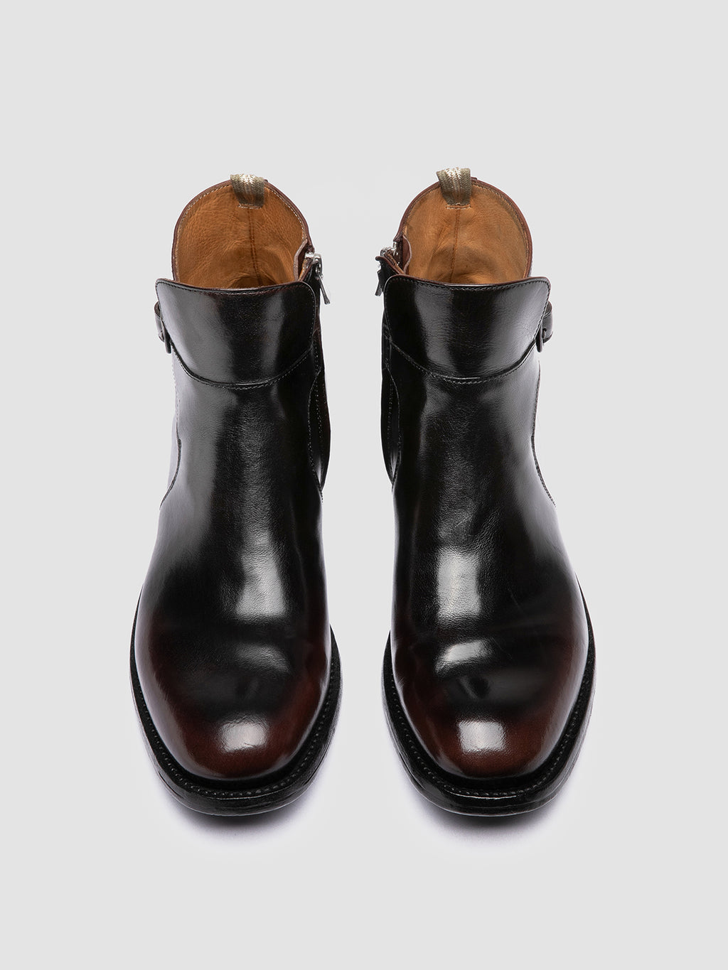 BALANCE 021 - Stivali con Zip in Pelle Nera
