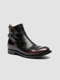 BALANCE 021 - Stivali con Zip in Pelle Nera