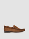 BALFRON 002 - Brown Suede Penny Loafer