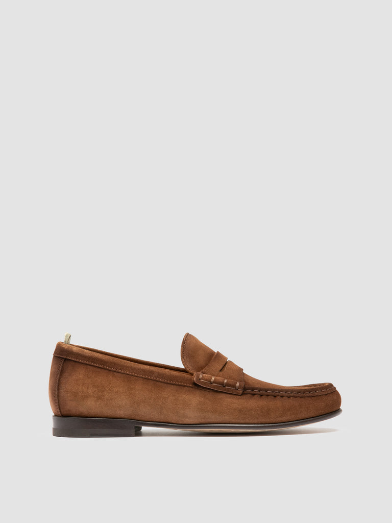 BALFRON 002 - Brown Suede Penny Loafer