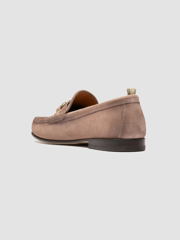 BALFRON 003 - Taupe Suede Penny Loafer