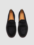 BALFRON FLEXI 001 - Blue Suede Penny Loafers