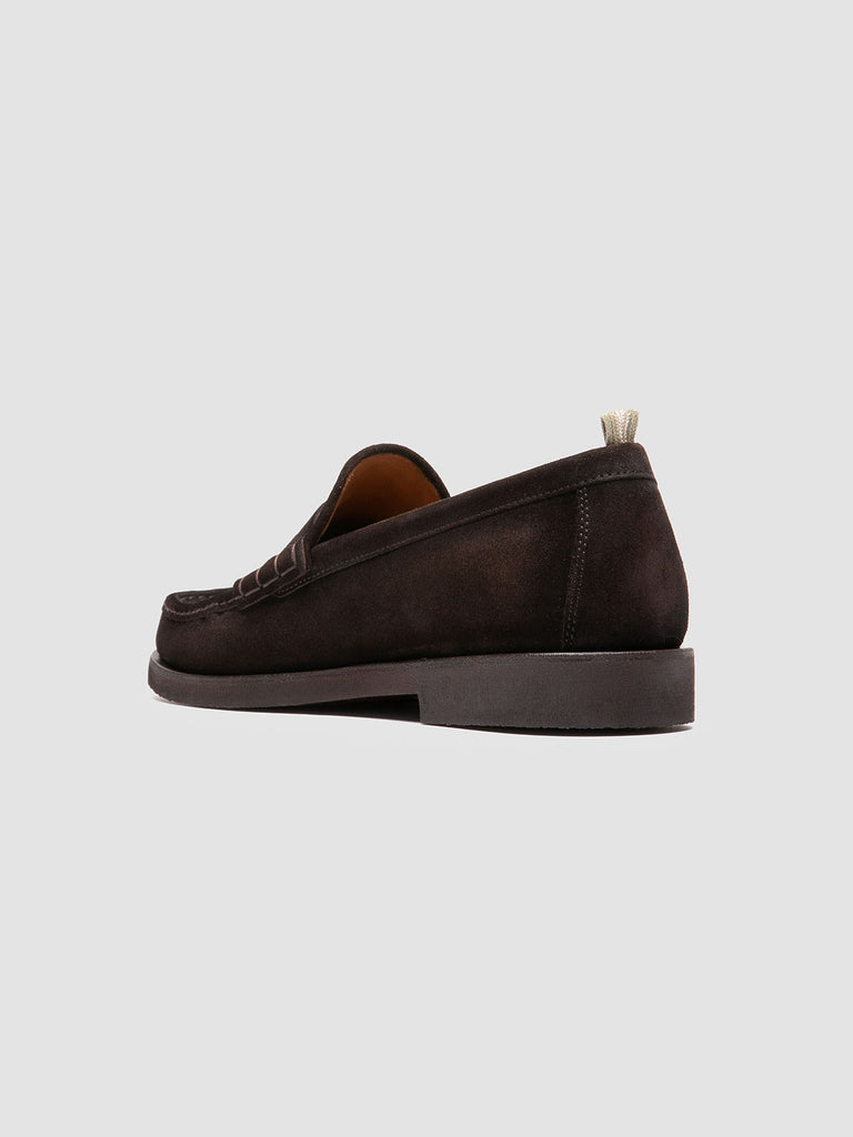 BALFRON FLEXI 001 - Mocassini Penny in Pelle Scamosciata Marrone