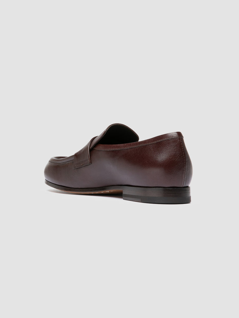 BECKY 101 - Mocassini Penny in Pelle Marrone