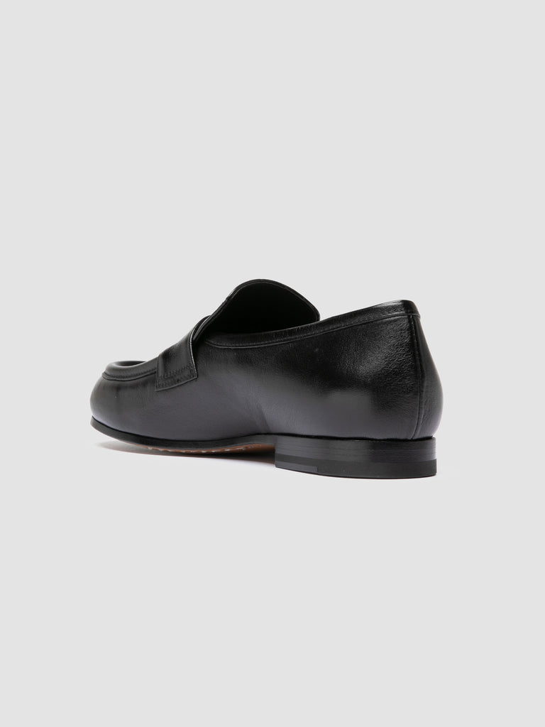 BECKY 101 - Mocassini Penny in Pelle Nera