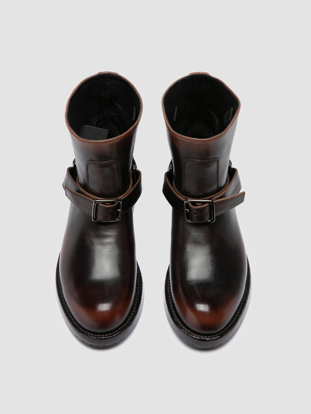 BERYL 009 - Brown Leather Pull-On Boots Officine Creative - 2