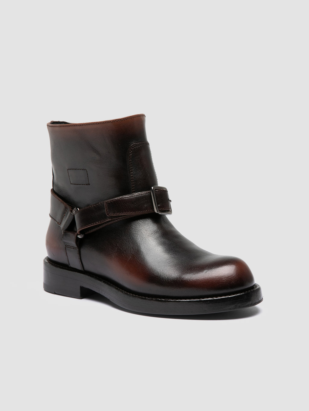 BERYL 009 - Brown Leather Pull-On Boots Officine Creative - 3