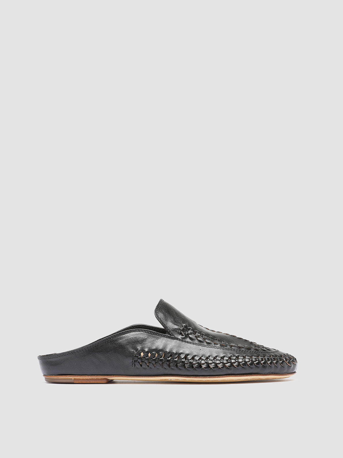 Officine Creative BESSIE 008 Sabot in Pelle Nera