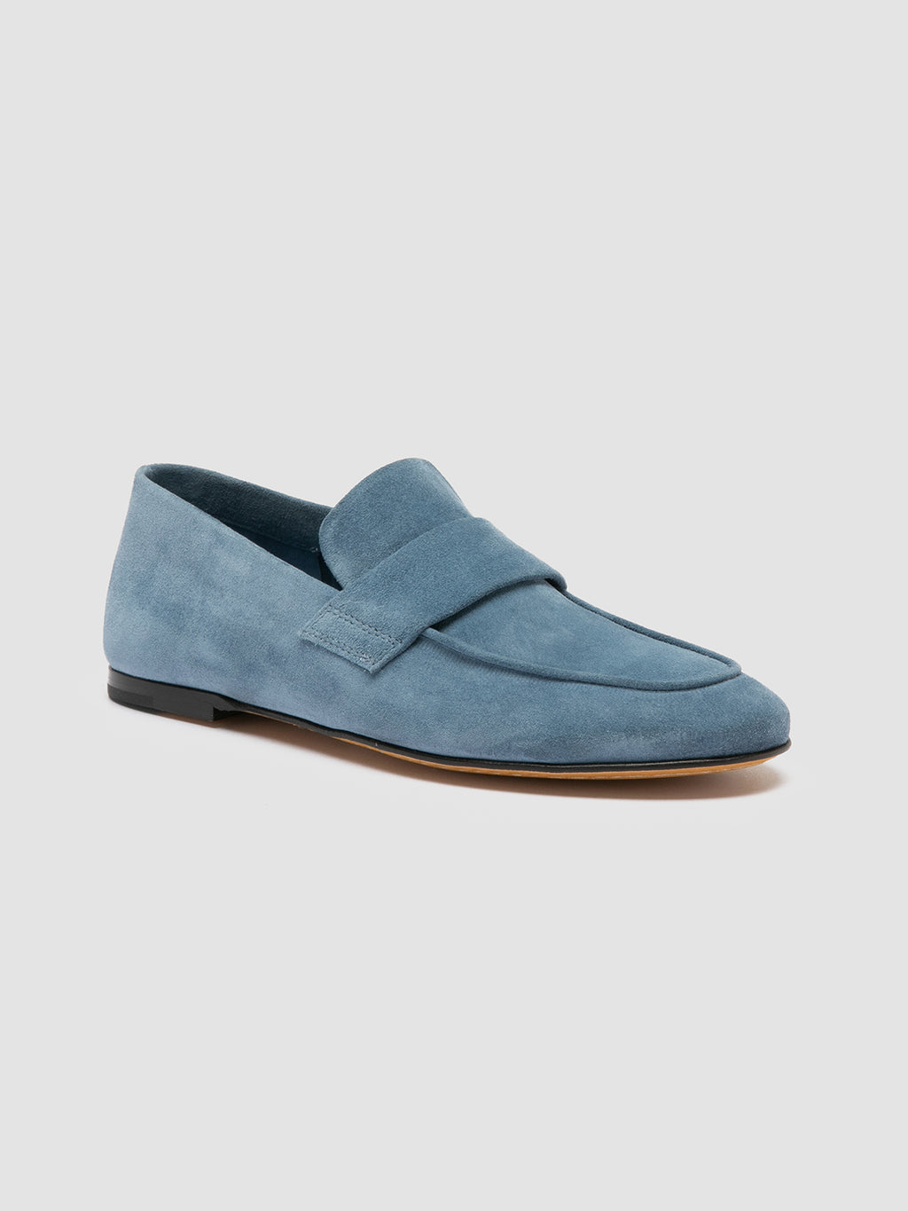 BLAIR 001 - Blue Suede Loafers Women Officine Creative - 3