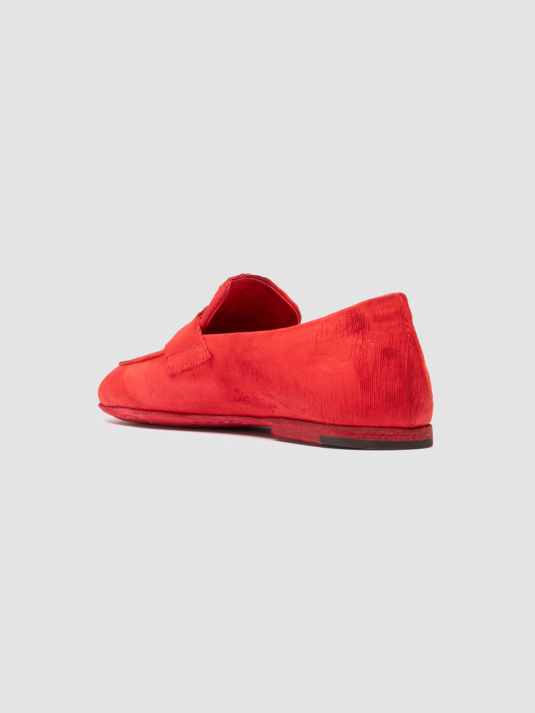 BLAIR DD 001 - Mocassini Penny in Pelle Rossa