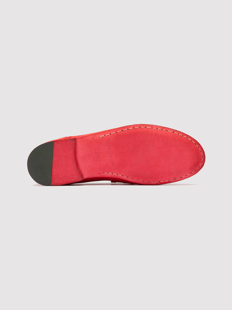 BLAIR DD 001 - Mocassini Penny in Pelle Rossa