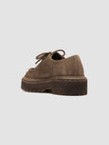 BLOSSOM 001 - Scarpe Derby in Pelle Scamosciata Marrone - thumb image 4,side view