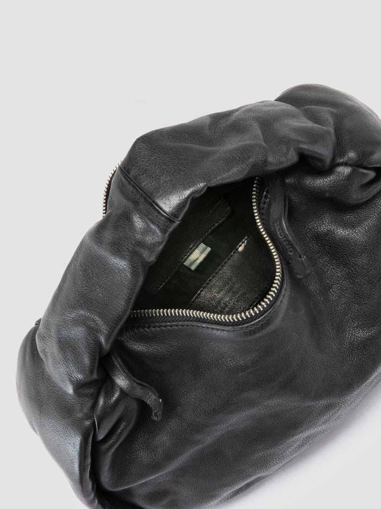 BOLINA 044 - Borsa a Spalla in Pelle Nera