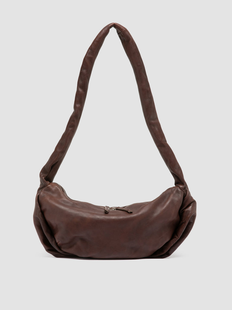 BOLINA 046 - Borsa Crossbody in Pelle Marrone