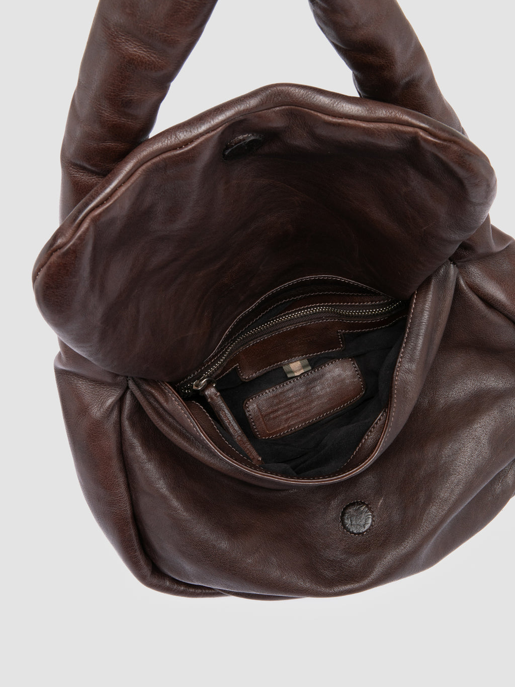 BOLINA 047 - Brown Leather Crossbody Bag