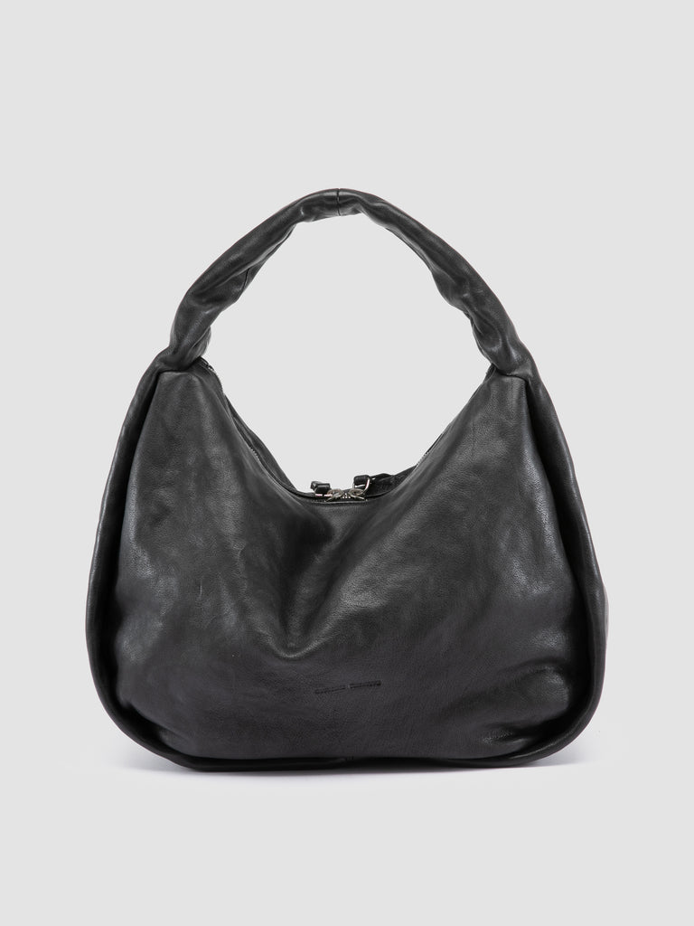 BOLINA 048 - Borsa a Spalla in Pelle Nera