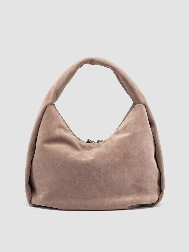 BOLINA 048 - Brown Suede Shoulder Bag Officine Creative - 4