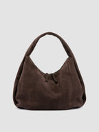 BOLINA 048 - Borsa a Tracolla in Pelle Scamosciata Marrone