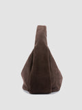 BOLINA 048 - Brown Suede Shoulder Bag - thumb image 3,side view