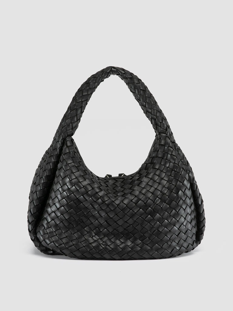 BOLINA 148 - Borsa a Spalla in Pelle Nera