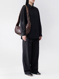 BOLINA 046 - Borsa Crossbody in Pelle Marrone - thumb image 2,side view