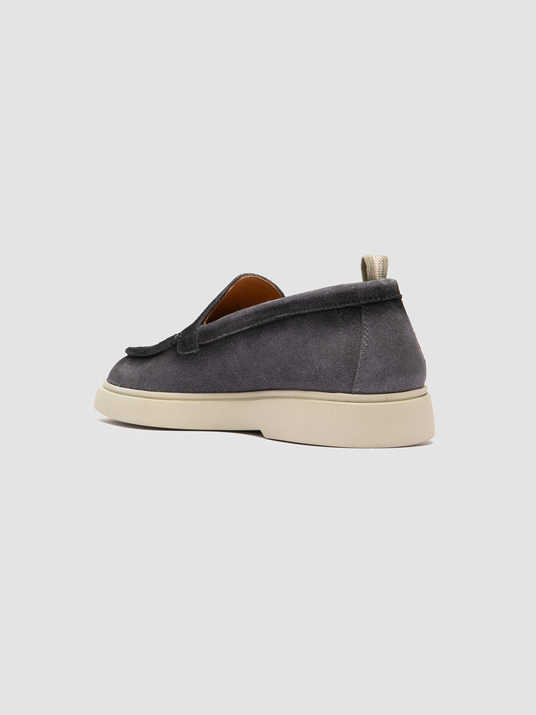BONES 101 - Mocassini in Pelle Scamosciata Blu