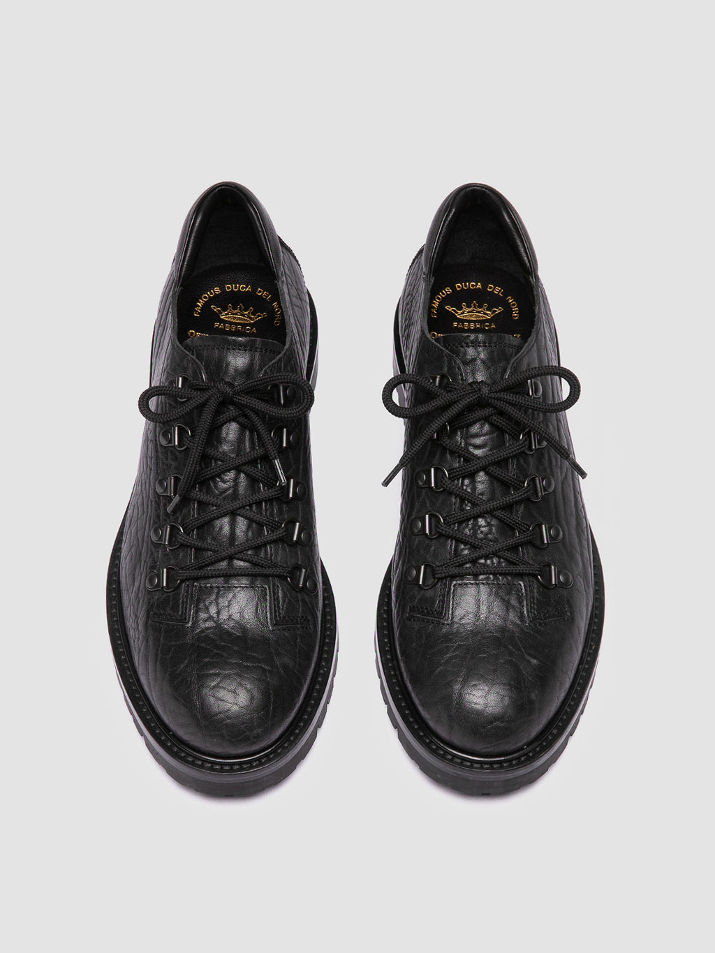 BOSS 007 - Black Leather Derby Shoes